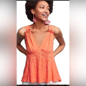 Anthropologie Maeve Bretta Gathered Tank Top
Brand: Maeve
Size:small : Coral